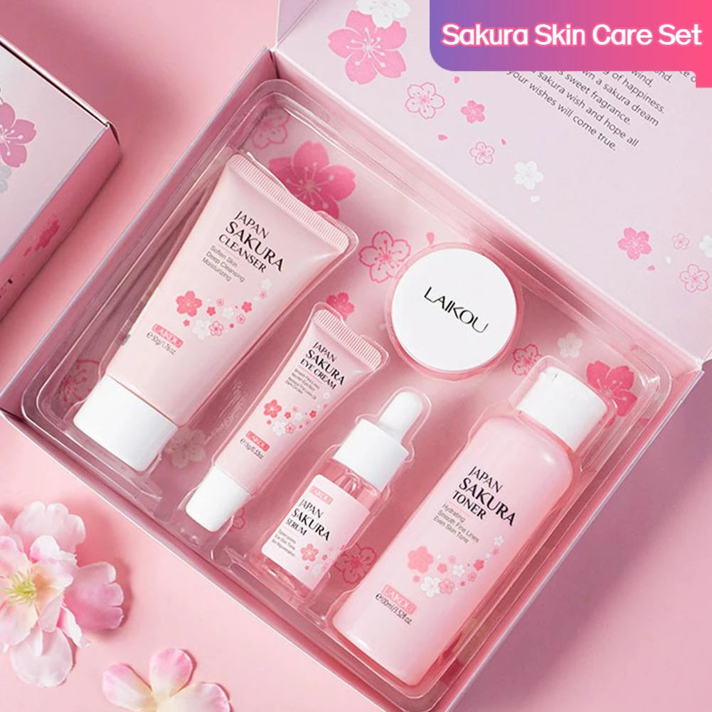 5 3pcs Set Sakura Skin Care Sets Face | Premium Care