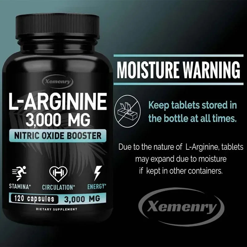 Pro-Endurance L-Arginine Complex – Vascular Blood Flow, Muscle Strength & Exercise Energy