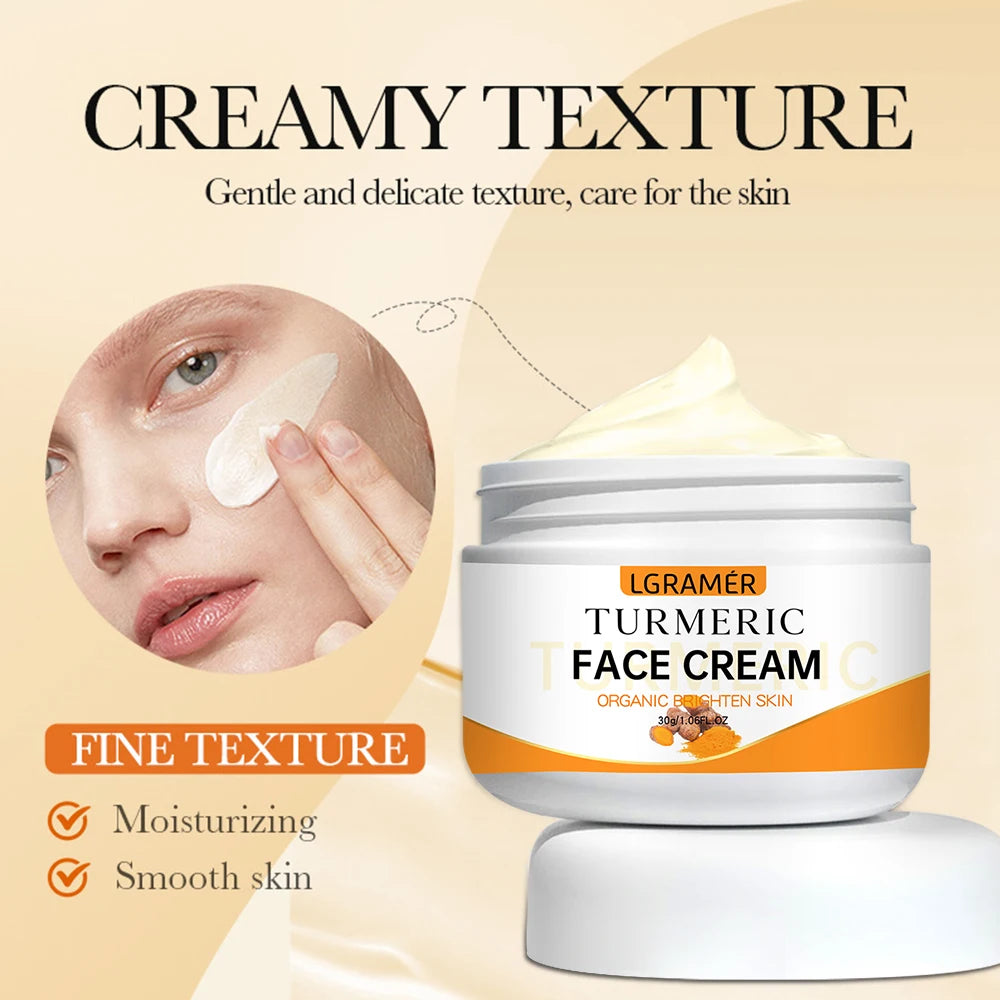 Turmeric Whitening Face Cream Wrinkle Removal Lighten Fine | Premium Care