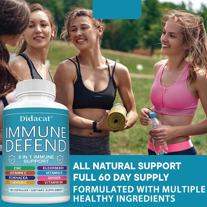Garmtar 8-in-1 Immune Defense Support Complex - Garmtar Pure Supplements