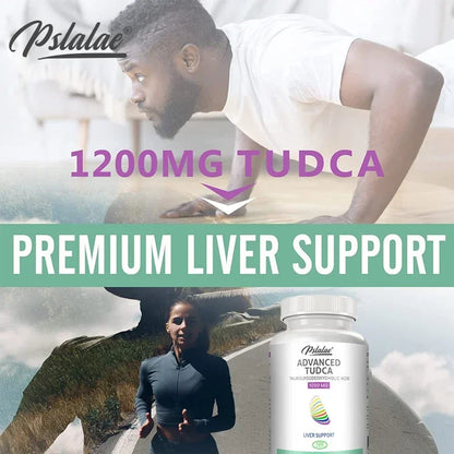 TUDCA Liver Supplement - Protect Liver, Anti-oxidation, Detoxify, Lower Blood Sugar, Relieve Anxiety, Promote Metabolism