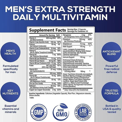 Men's Daily Complete Multivitamin & Vitality Complex