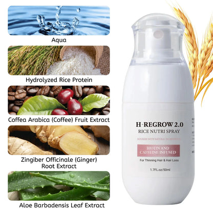 Hair Spray Rice Water Strong Hair Follicle Root | Premium Care