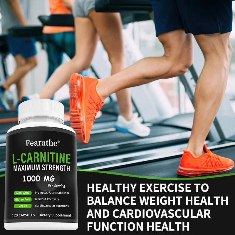 Garmtar L-Carnitine 1000mg Metabolic & Energy Matrix - Garmtar Pure Supplements