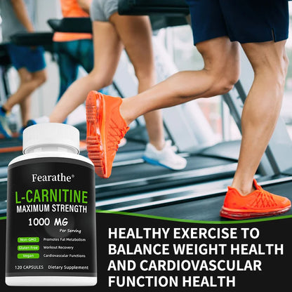 Garmtar L-Carnitine 1000mg Metabolic & Energy Matrix - Garmtar Pure Supplements
