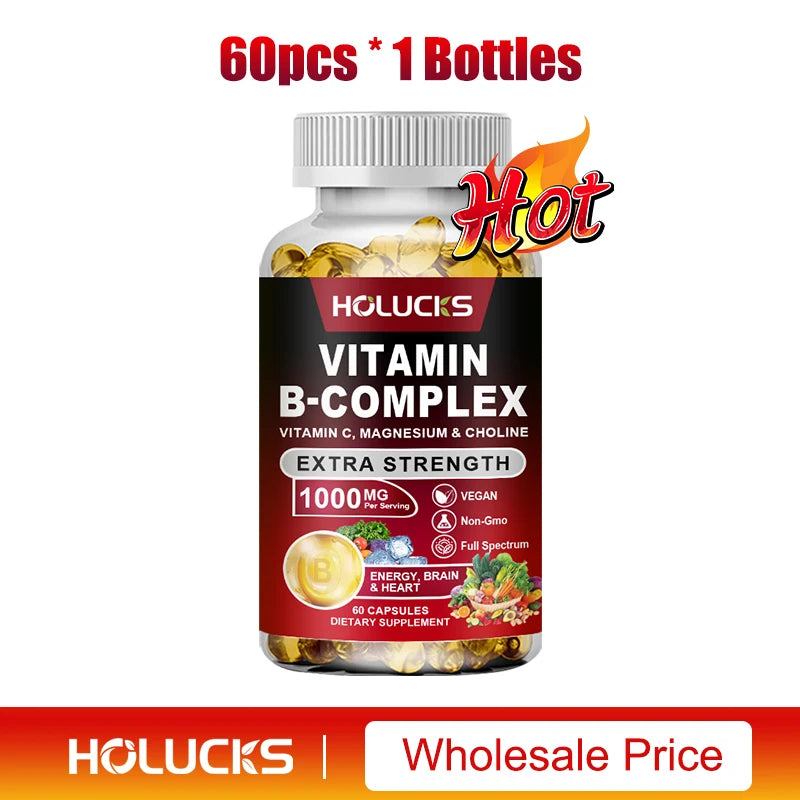 Garmtar Super Vitamin B-Complex (B1, B2, B3, B5, B6, Biotin, B12) - Garmtar Pure Supplements