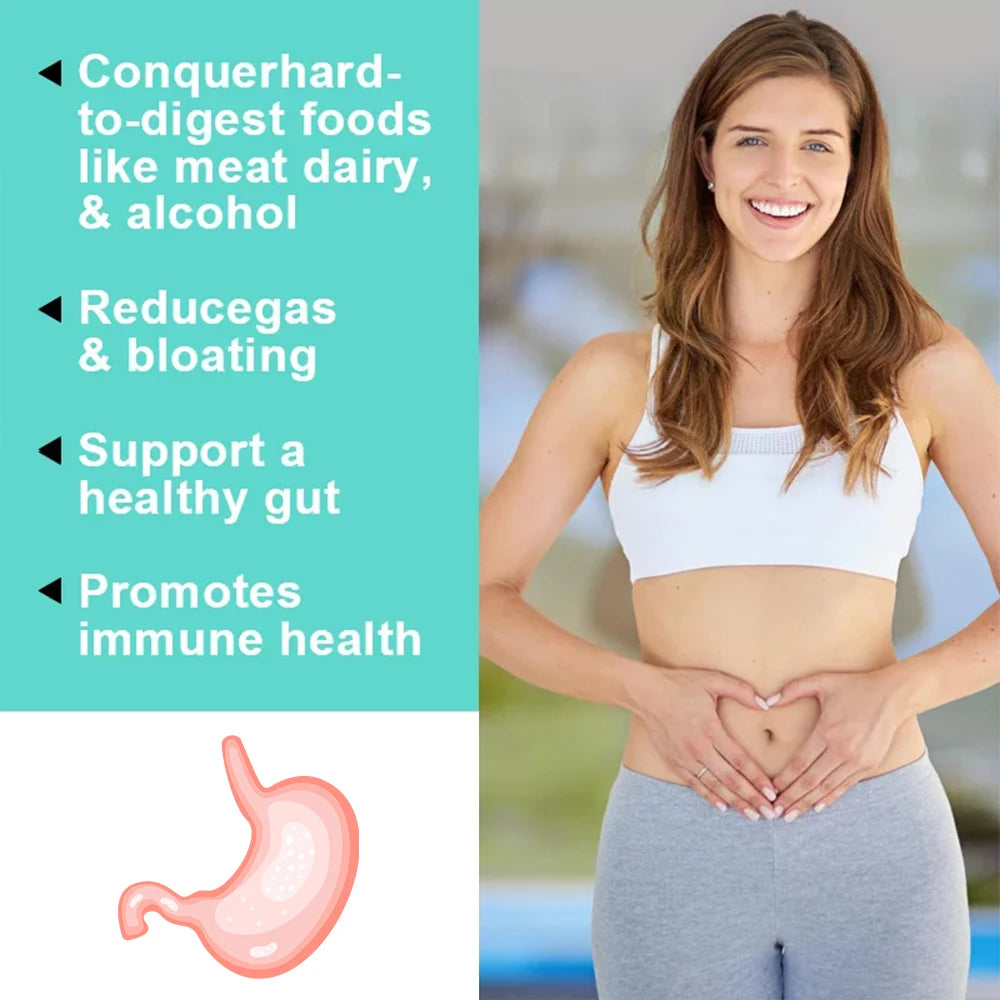 Garmtar Multi-Enzyme + 12-Probiotics (10B CFU) + Prebiotics - Garmtar Pure Supplements
