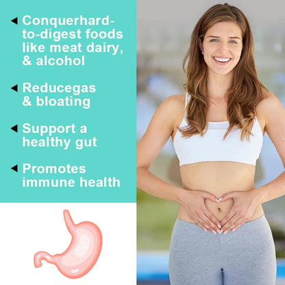 Garmtar Multi-Enzyme + 12-Probiotics (10B CFU) + Prebiotics - Garmtar Pure Supplements