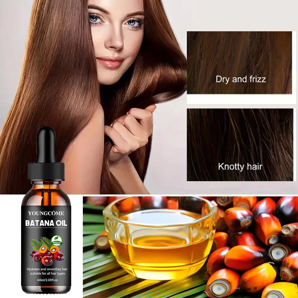 Batana Oil Hydrates And Smoothes Hair Enhances Shine | Premium Care