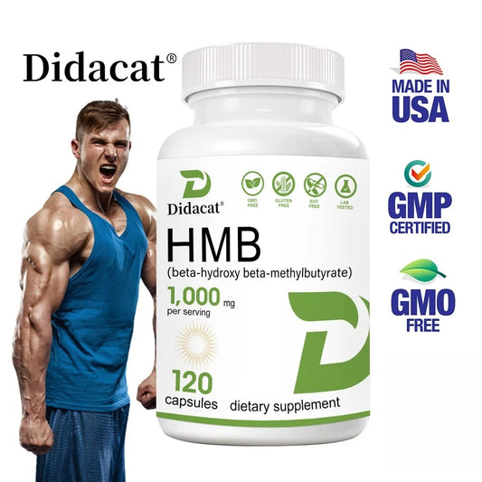 Super Strength HMB 1000mg + Vitamin D3 – Lean Muscle Growth & Post-Workout Recovery