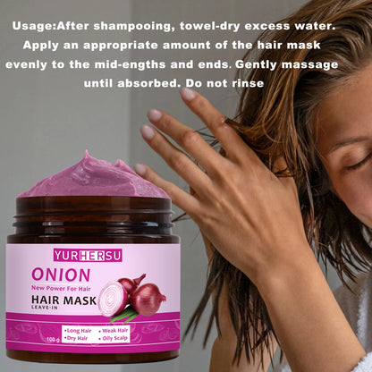 Onion Essence Deep Nourishing Wash Free Hair Mask | Premium Care