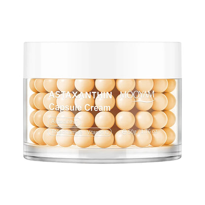 Korean Salmon DNA Capsule Face Cream, Centella Astaxanthin Grape Seed Moisturizer, Firming Soothing Skin Barrier Care Skincare