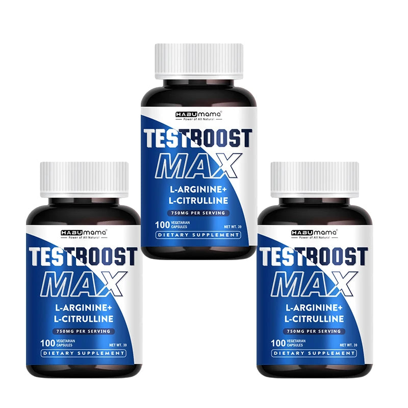 L-Arginine Male Vitality Renewal Complex (100 Count) – Extended Stamina, Intimate Endurance & Blood Flow