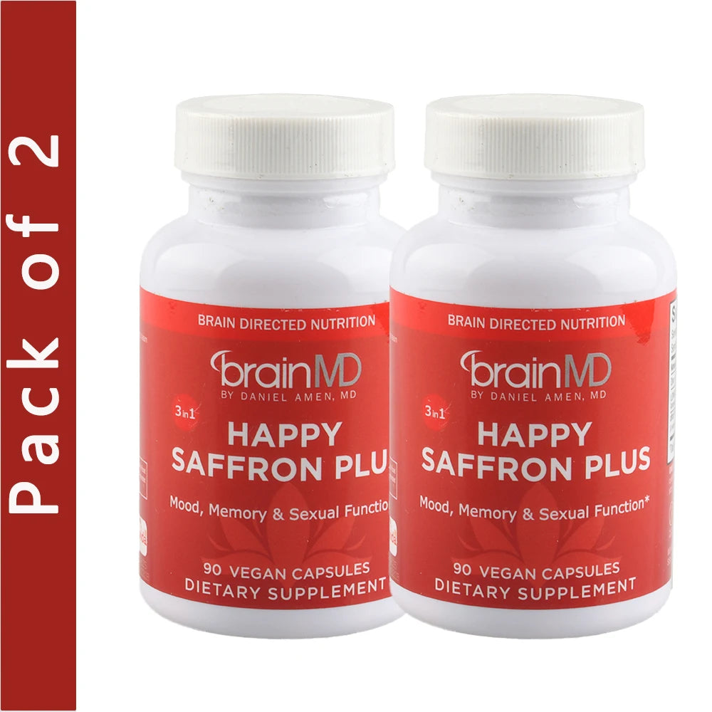Pure Saffron Extract Complex for Mood, Focus & Stress Relief (90 Vegan Capsules)