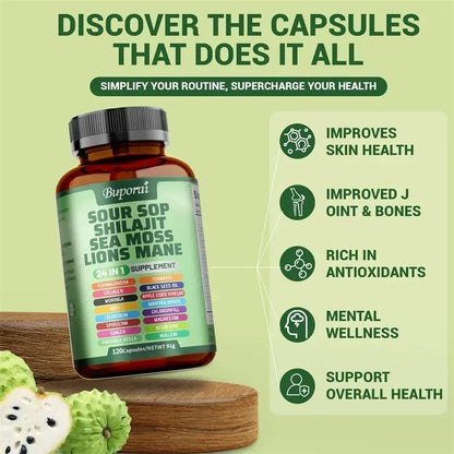 Garmtar 24-in-1 Soursop Graviola & Superfood Complex - Garmtar Pure Supplements