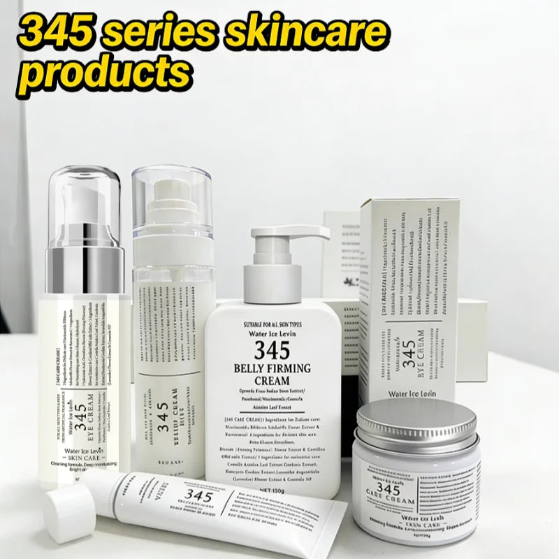 345 Relief & Lifting 3-Piece Skincare System – Multi-Action Serum, Eye Cream & Barrier Face Cream Set