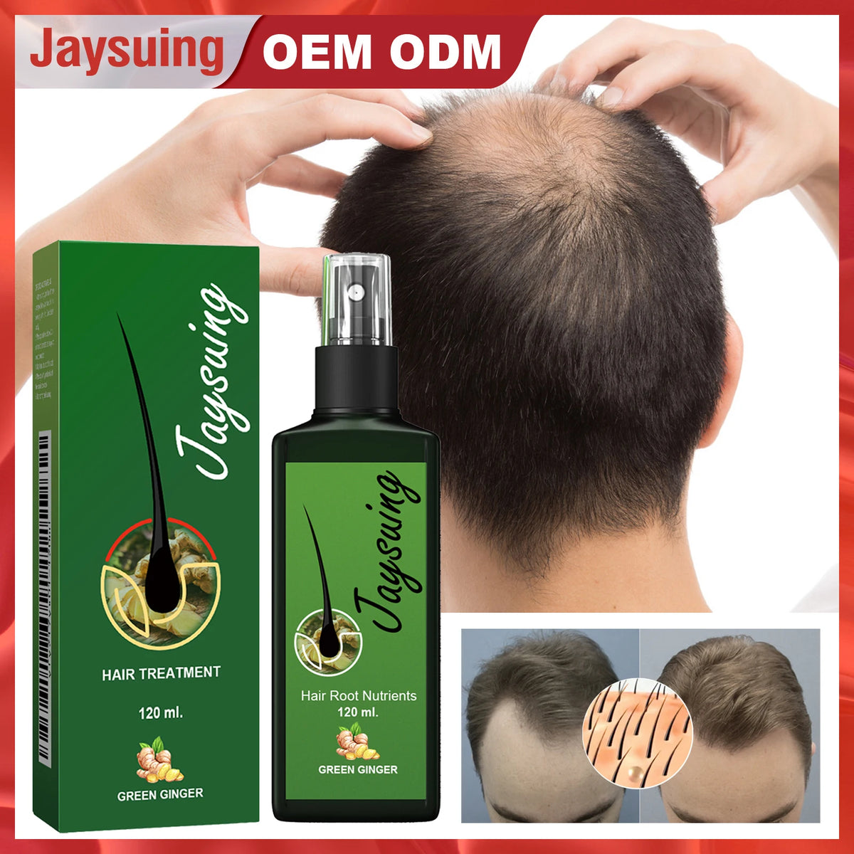 Hair Care Serum Gently Nourishing Massages The Scalp | Premium Care
