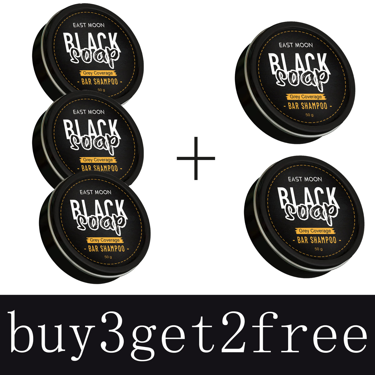 Hair Blackening Shampoo Soap Repairs Gray And Anti | Premium Care