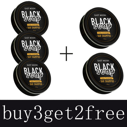 Hair Blackening Shampoo Soap Repairs Gray And Anti | Premium Care