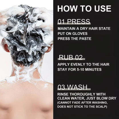 Dark Black Color Enhancing Shampoo With Keratin Biotin | Premium Care
