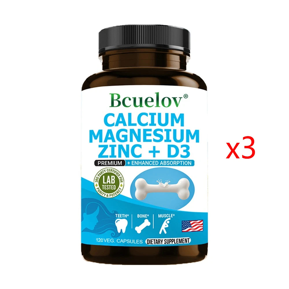 Garmtar Calcium, Magnesium, Zinc & Vitamin D3 Bone Shield - Garmtar Pure Supplements