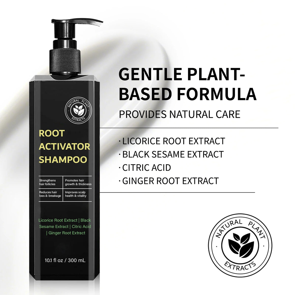 Hair Root Activator Shampoo 300ml Nourish Hair Roots | Premium Care
