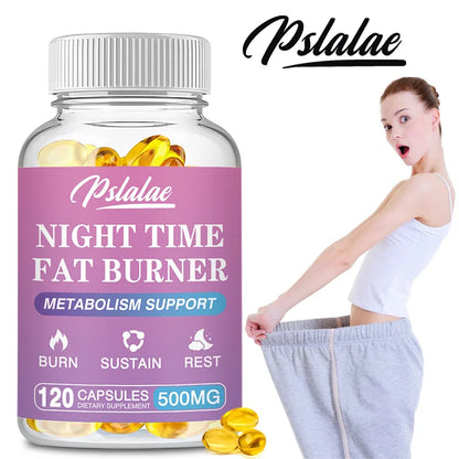 Nighttime Fat Burner Supplement - for Weight Loss, Boost Metabolism, Suppress Appetite Diet,Healthy Weight Management