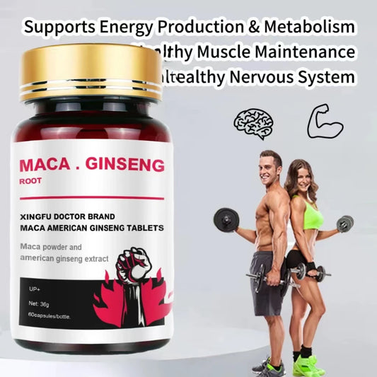 Garmtar Black Maca & American Ginseng Stamina Capsules - Garmtar Pure Supplements